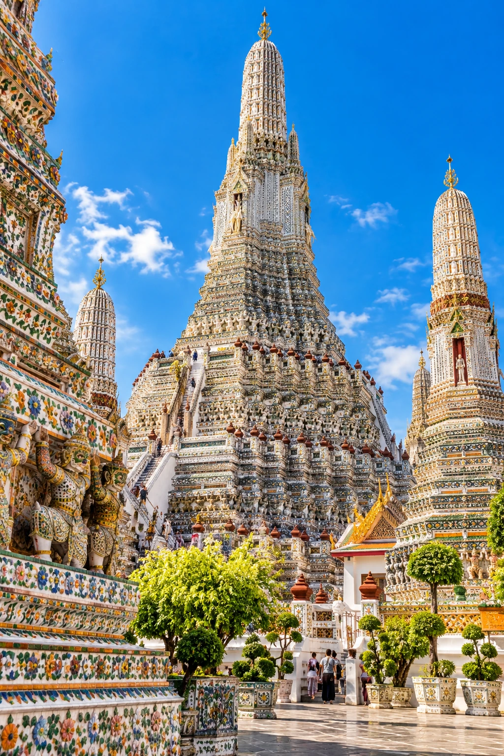 Wat Arun Temple Bangkok Thailand